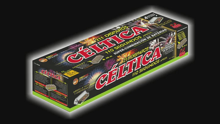 SUPERBATERÍA CÉLTICA 211 DISPAROS Ø30mm