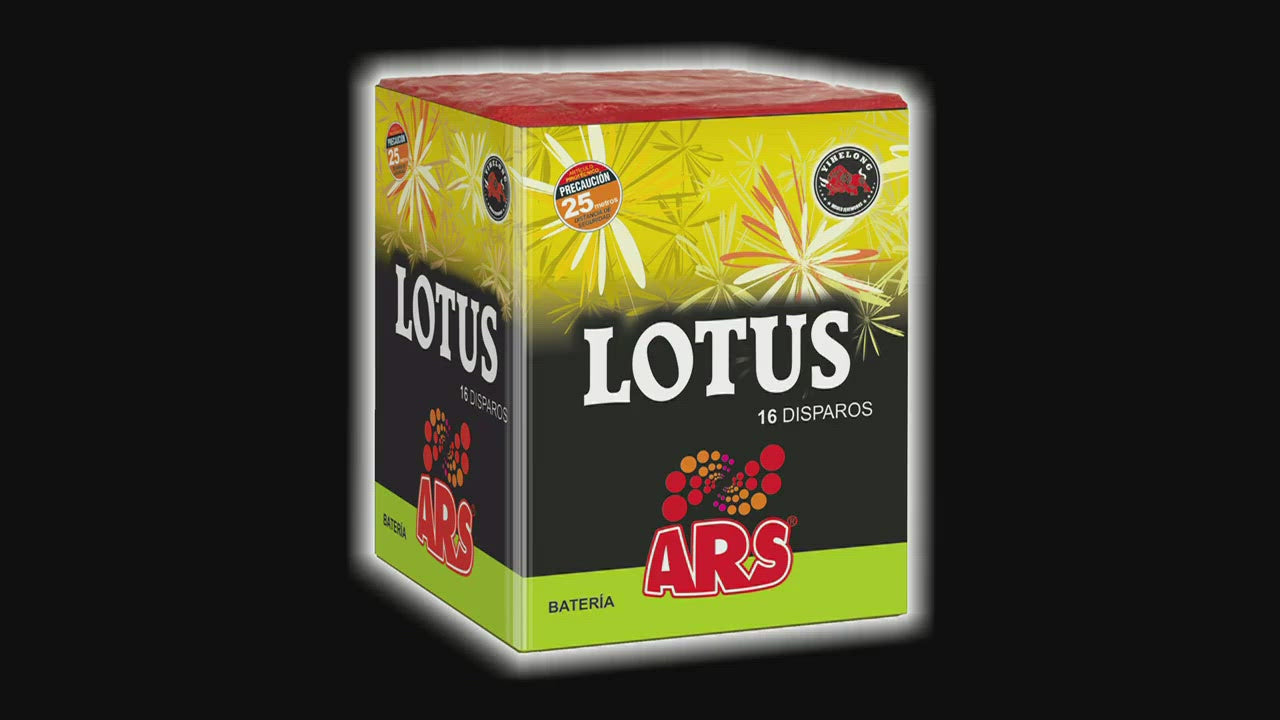 BATERIA 16 DISPAROS LOTUS