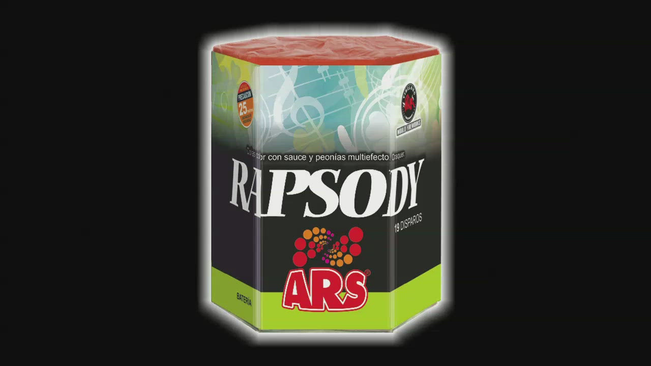 BATERIA 19 DISPAROS RAPSODY